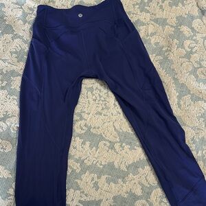 lululemon athletica Deep Blue Leggings